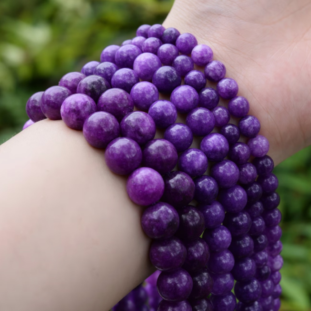 Amethyst round bead strands from the new wholesale collection